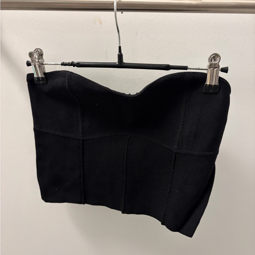 Kookai Black Crop Top